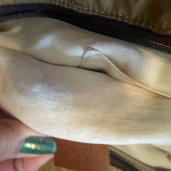 Authentic Vintage  GUCCI  monogram zippered / satchel tote bag 🔥16x9x7 “ - Picture 8 of 10